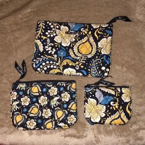 Vera Bradley Cosmetic Trio Set